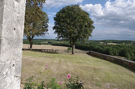 Blick vom Schloss gen Osten