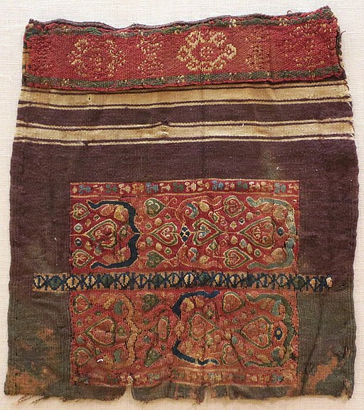 Coptic textile fragment, 4th or 5th century, Lowe Art Museum