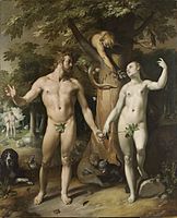 Падение человека (Адам и Ева). 1592. Рейксмюсеум, Амстердам