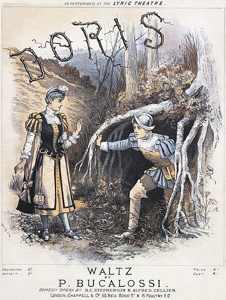 File:Cover to Doris Waltz by P. Bucalossi after Alfred Cellier - Art by Nicholas Hanhart.jpg
