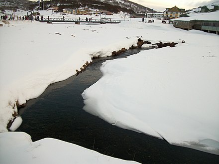 Creek in Perisher Ski Resort, Australia