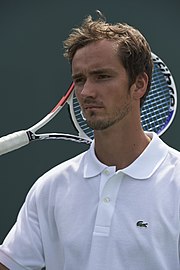 Daniil Medvedev, 2021 men's singles champion. It was his first Major singles title.