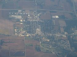 Vista aérea de DeWitt