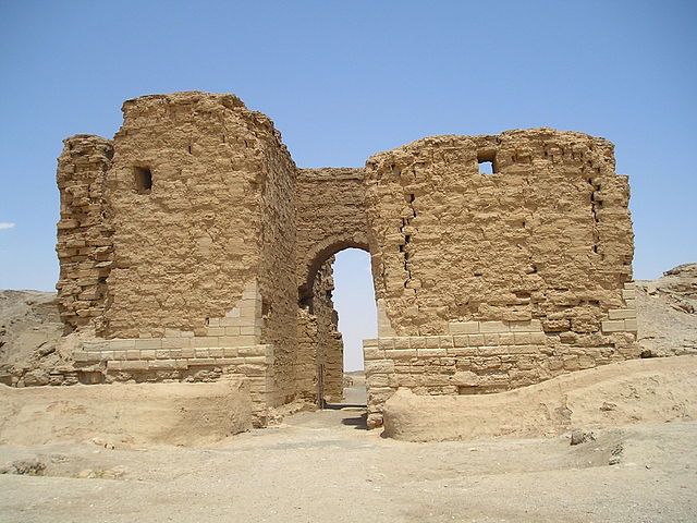 The Palmyrene Gate, the principal entrance to the city of Dura-Europos.