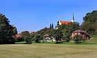 Čeština: Pohled z jihovýchodu na Dvakačovic English: South-east view to Dvakačovice, Czech Republic