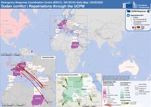 The large emergency evacuation plan for the humanitarian crisis and the evacuation of citizens in Sudan. ECDM 20230505 DM Sudan Conflict.pdf