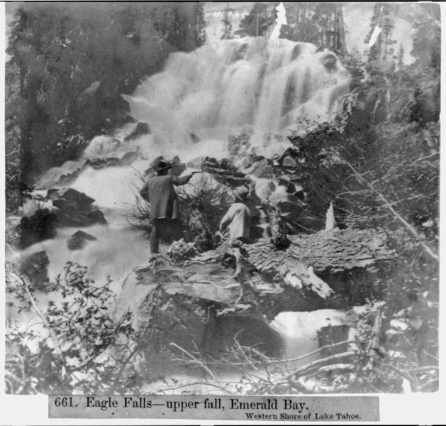 File:Eagle Falls- upper fall, Emerald Bay, western shore of Lake Tahoe LCCN2002721682.tif