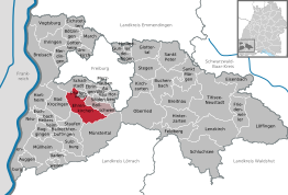 Kaart van Ehrenkirchen