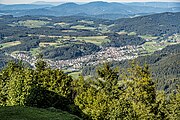 Bilder von einer Wanderung auf den Hörnleberg bei Oberwinden. Auf dem Gipfel steht die Marienwallfahrtskapelle ""Unserer Lieben Frau vom Hörnleberg"