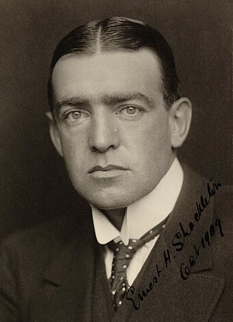 Ernest Shackleton, leader of the Imperial Trans-Antarctic Expedition