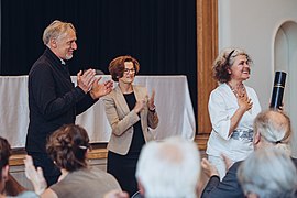 Günter Riegler, Elgrid Messner und Klaudia Reichenbacher