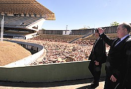 Estádio Nacional de Brasília during ceremony to launch renovation 2010-07-27 2.jpg
