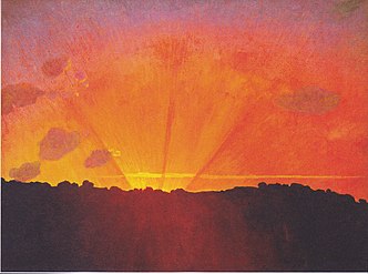 Solnedgang, 1910