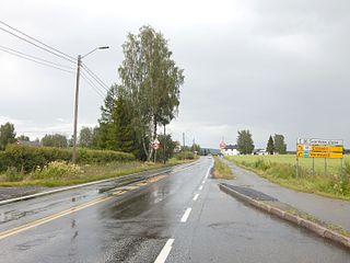 Brårud Village in Østlandet, Norway