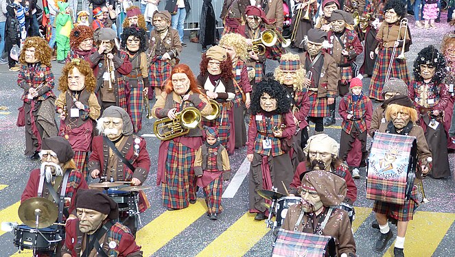 Carnival in Switzerland called Fasnacht