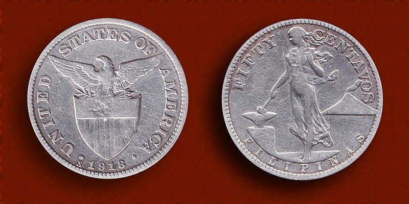 File:Filipinas (PI) 50 Centavos Silver Coin 1918 (s).jpg