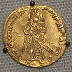 Gold dinar likely depicting Abd al-Malik