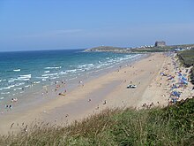 Fistral Beach, Britain's most famous surfing beach