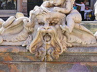 Fontana del Moro - face