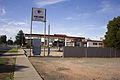 Former service station located in Kurrajong Ave in Leeton, New South Wales.