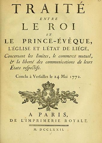 The Prince-Bishop of Liège, member of the Imperial estates, enjoyed Imperial immediacy and therefore could negotiate and sign international treaties on his own, as long as they were not directed against the Emperor and the Empire.