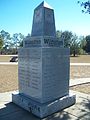 Southeastern Drag Racing Hall of Fame monument.