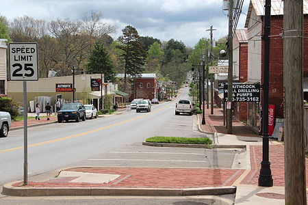 Georgia State Route 372 in Ball Ground.JPG