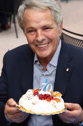 Gemma in 2008, celebrating his 70th birthday