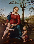 Giuliano Bugiardini - Madonna and Child Seated in a Landscape with Saint John the Baptist - BF.1984.23 - Museum of Fine Arts.jpg