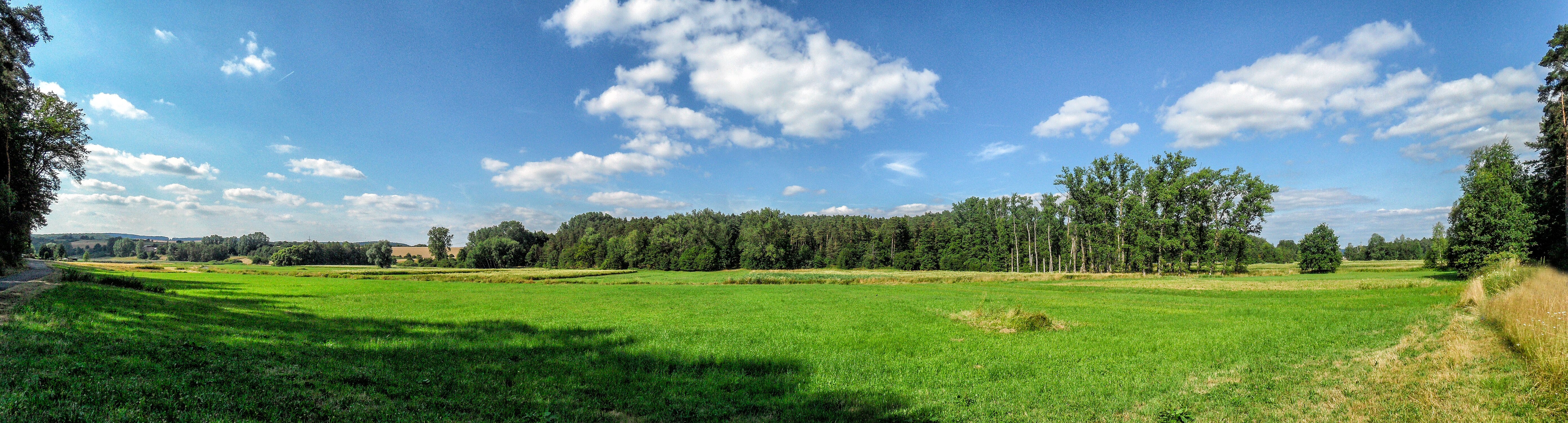 Glanniederung bei Elschbach Panorama