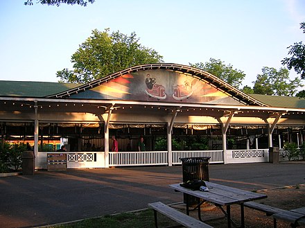 The Bumper Car Pavilion in Glen Echo Park