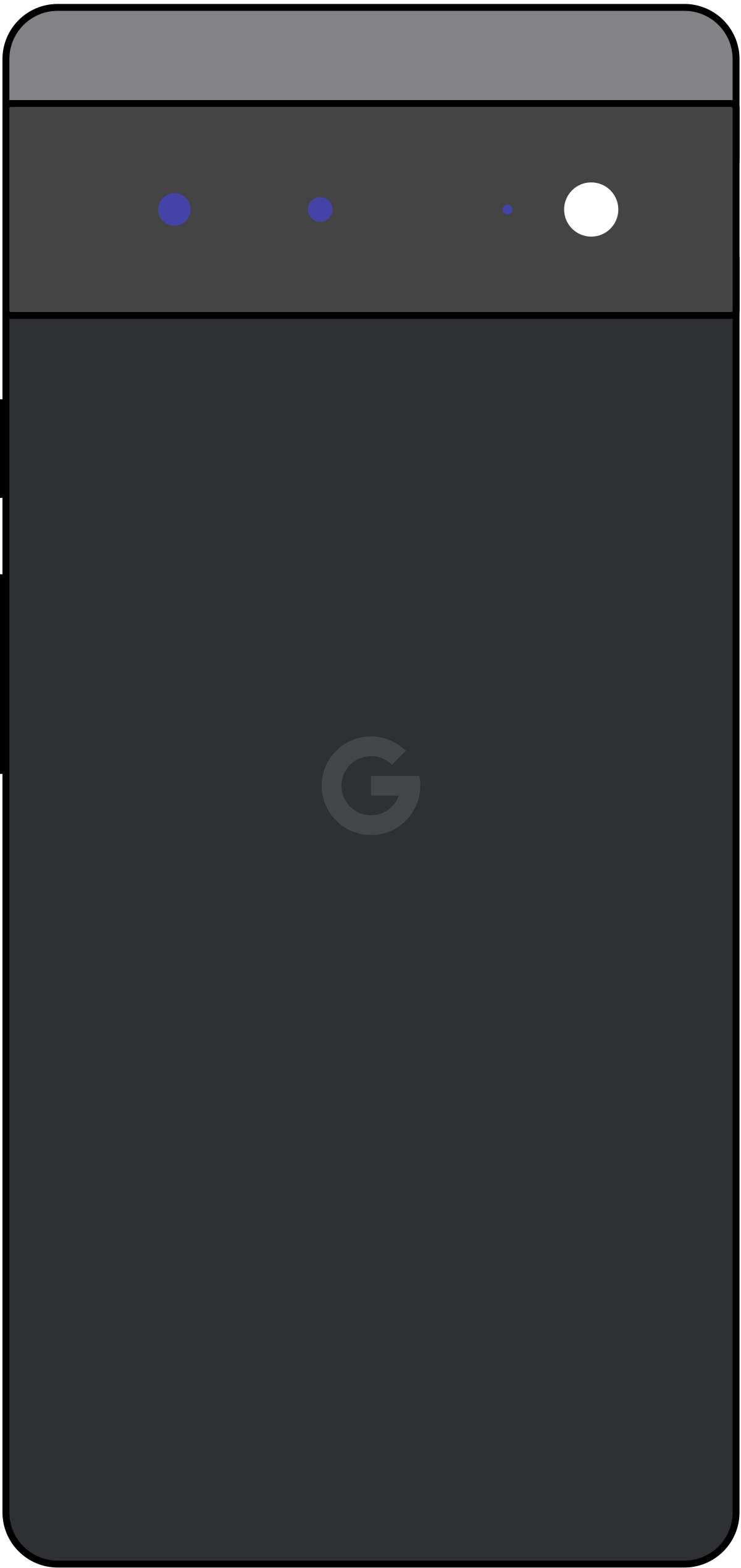 File:Google Pixel 6 back (Stormy Black).svg - Wikipedia