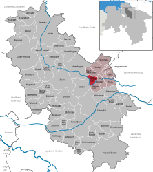 Groß Meckelsen – Mappa