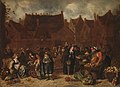 Vegetable market in Holland, by Sybrand van Beest, 1648