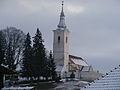 english: romano-catholic church in Gyergyószárhegy magyar: Római-katolikus templom Gyergyószárhegyen