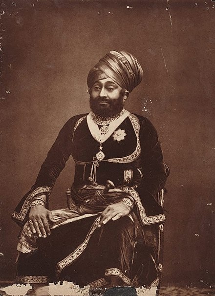 H.H. Man Singh, Raja of Dhrangadhra, c. 1870s