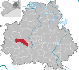 Läget för kommunen Haselbachtal i Bautzen