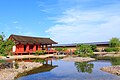 平城宮跡東院庭園広場（曲水の宴の再現模様）