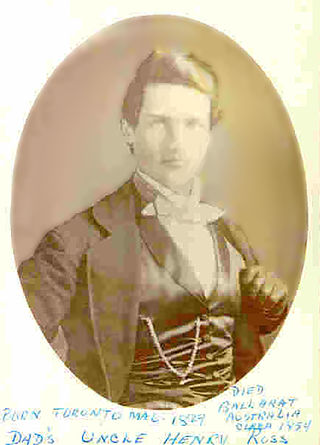 <span class="mw-page-title-main">Henry Ross</span> Canadian-born gold miner in colonial Australia (1829–1854)