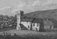 An illustration of Holy Trinity Church, published in the Gentleman's Magazine in 1802. Holy Trinity Bincombe Gentleman's Magazine 1802.png