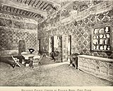 «Зал павлинов» (Sala dei Pavoni) Палаццо Даванцати. Фтография 1916 года