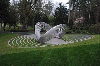 <i>Infinite Wave</i> Stainless steel sculpture in Birmingham, West Midlands