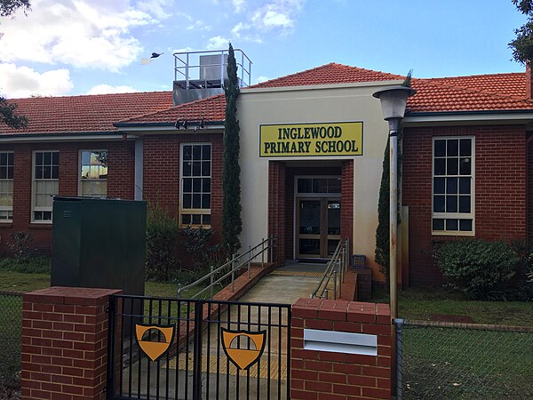 Inglewood Primary School administration entrance