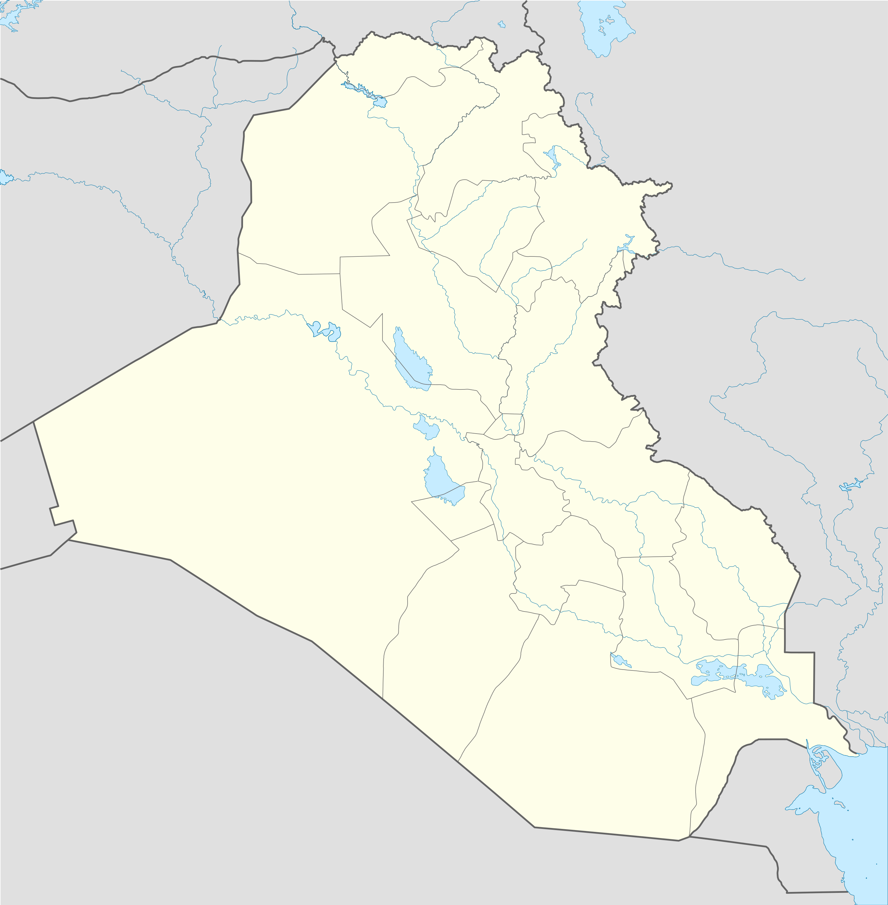 Iraqi insurgency detailed map is located in Iraq