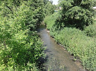 The river at the place of the same name Iron