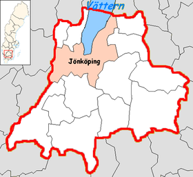 Lage von Jönkoping