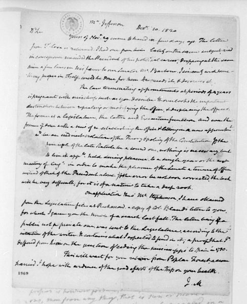 File:James Madison to Thomas Jefferson, 20 December 1820.jpg