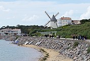 Le moulin de la Conchette, Jard sur Mer.- Vendée.