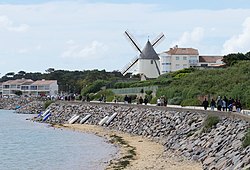 Jard sur Mer, Le moulin de la Conchette.- Vendée.