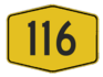 Federal Route 116 shield}}